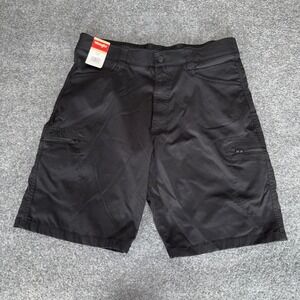 Wrangler Authentics Cargo Shorts Mens 36 Black Utility Casual Outdoor Everyday